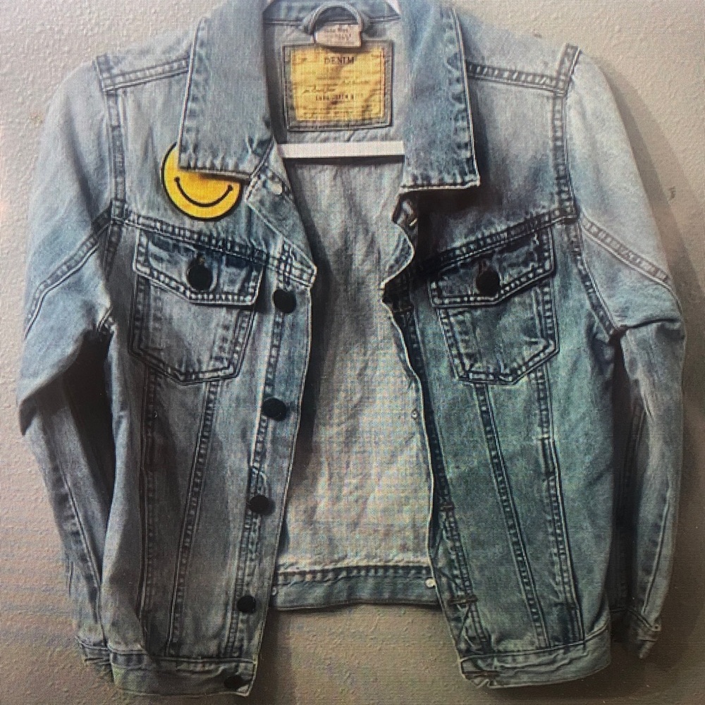 Kids Light Blue Jacket with Patch